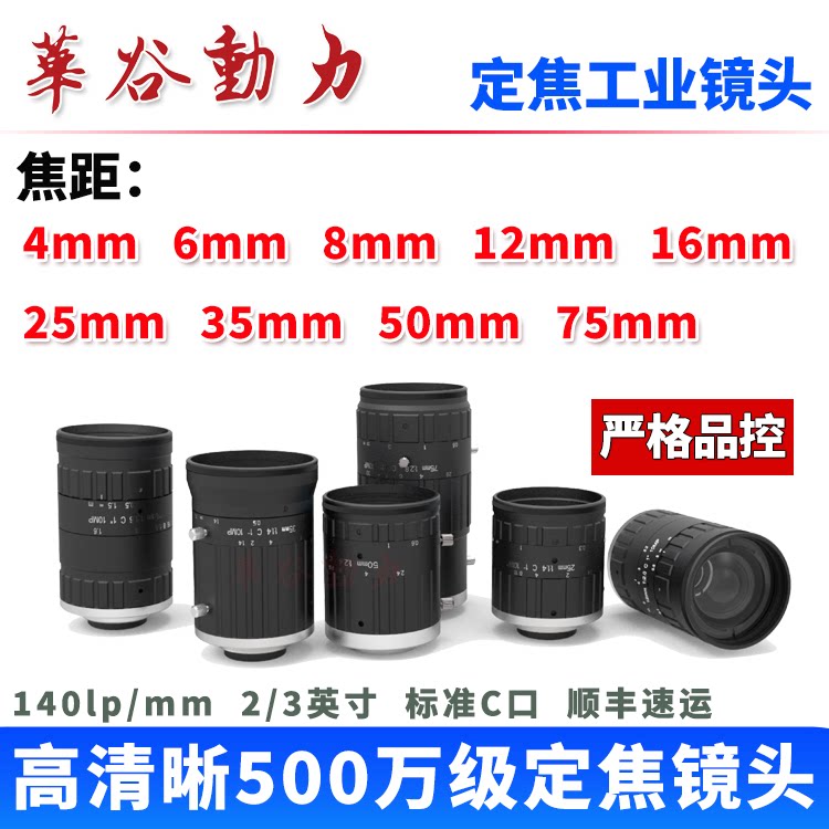 WP-5M0420-C Bundled accessory · 5 MP-class · C-mount zoom